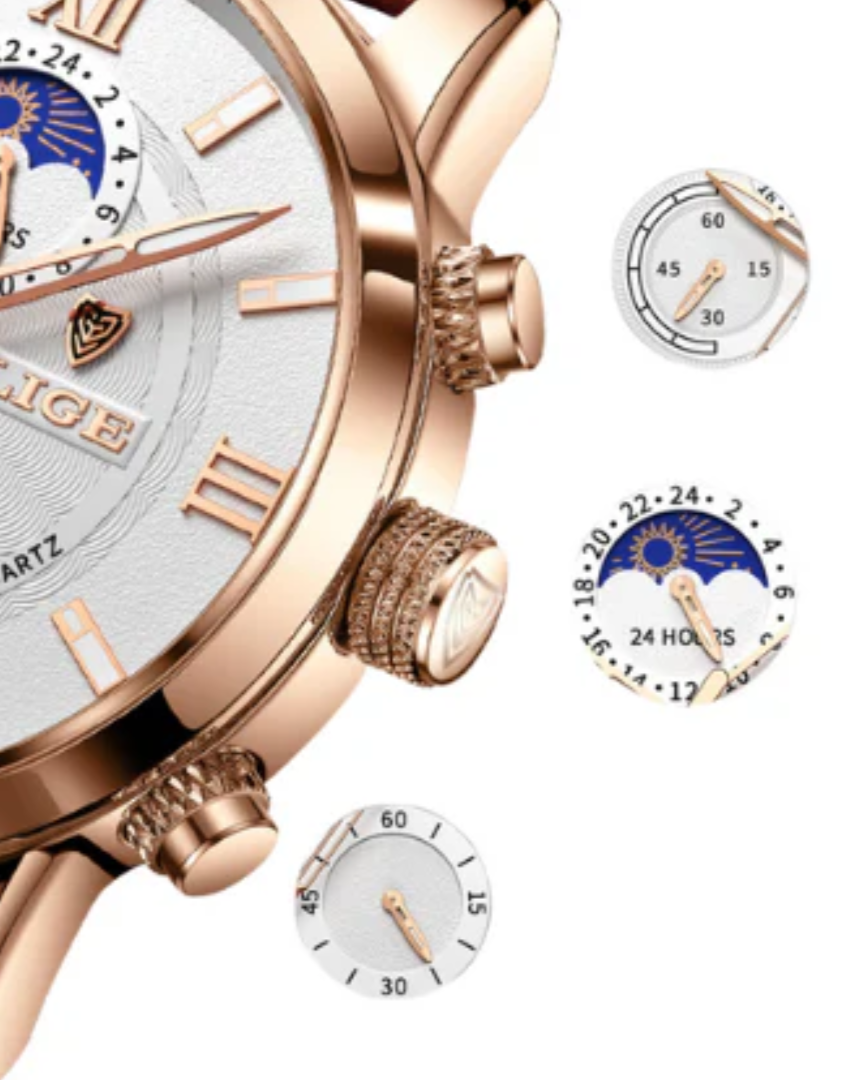 Lugano Classic Timepiece (Water-Resistant)
