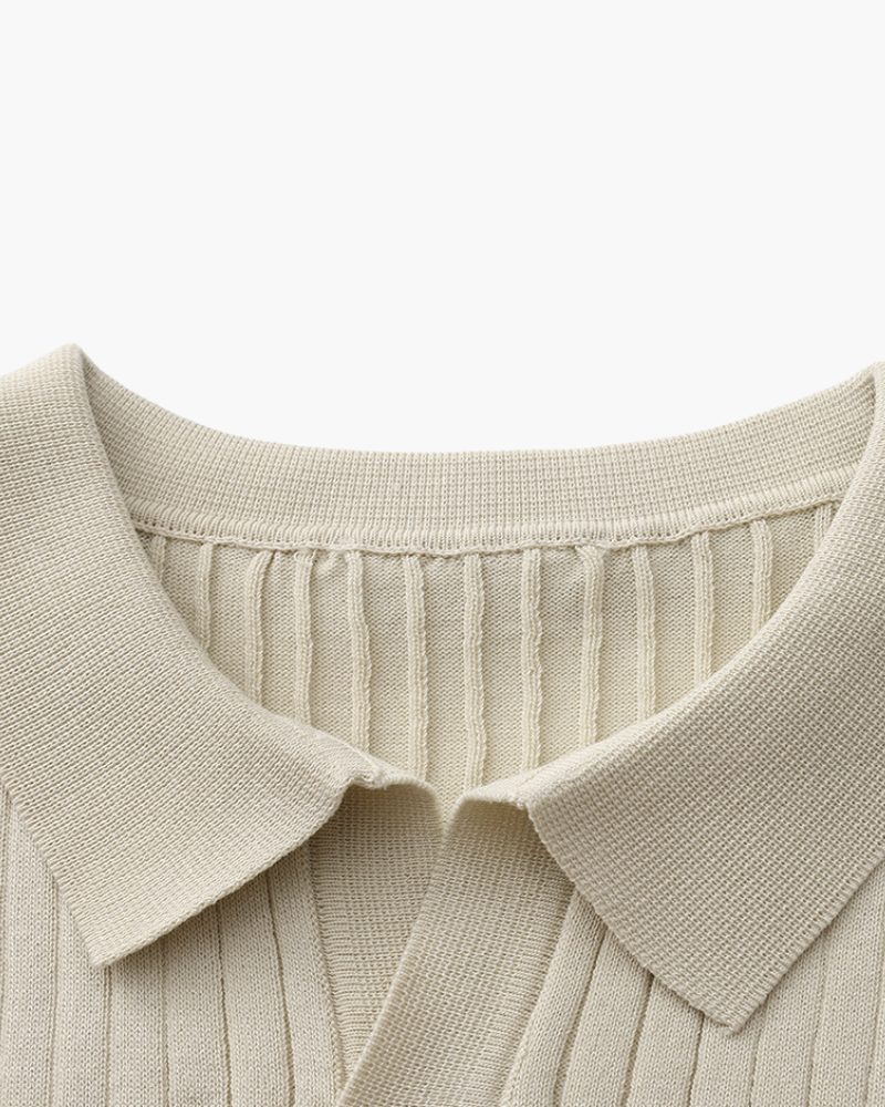 Elegant Textured Polo