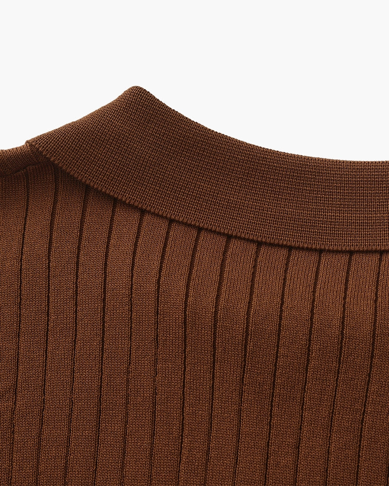 Elegant Textured Polo