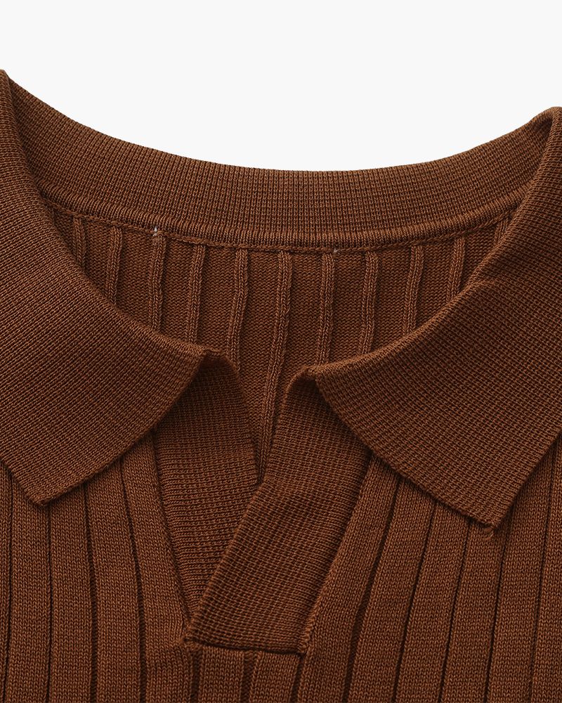 Elegant Textured Polo