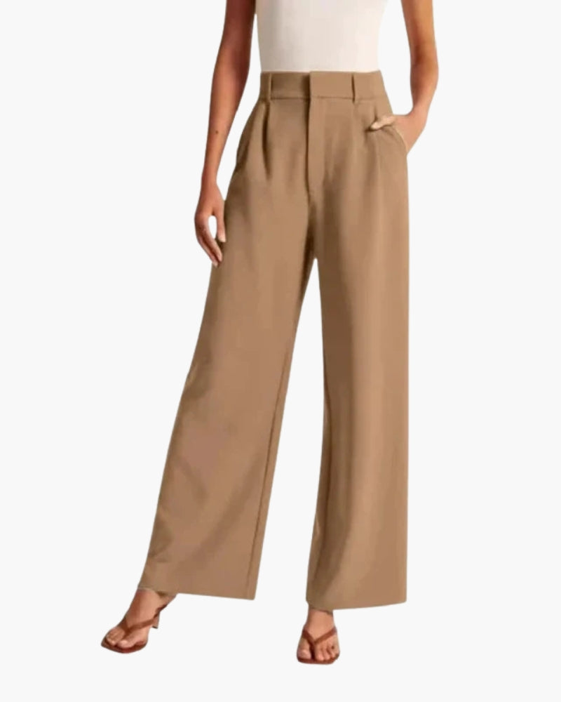 Serena Classic Wide-Leg Trousers