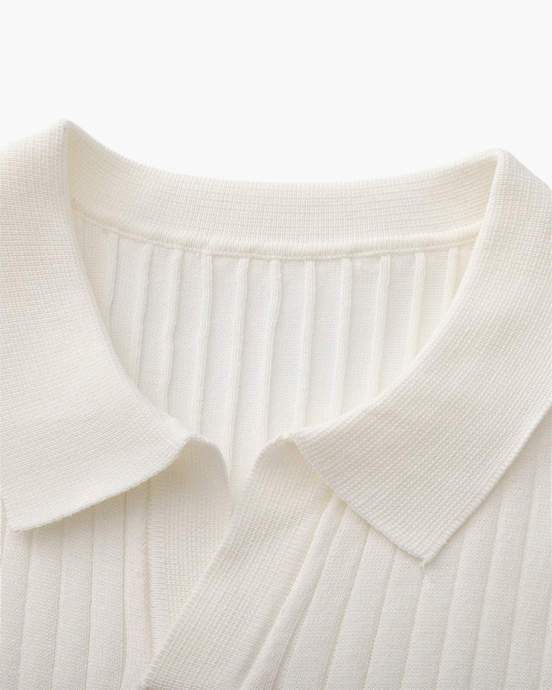 Elegant Textured Polo
