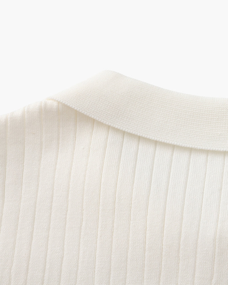 Elegant Textured Polo
