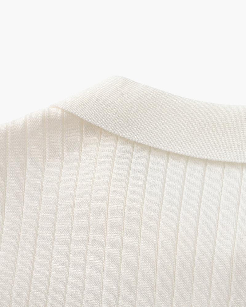 Elegant Textured Polo