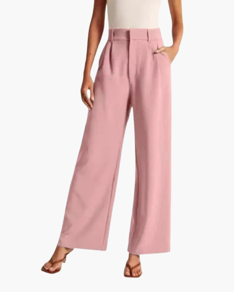 Serena Classic Wide-Leg Trousers