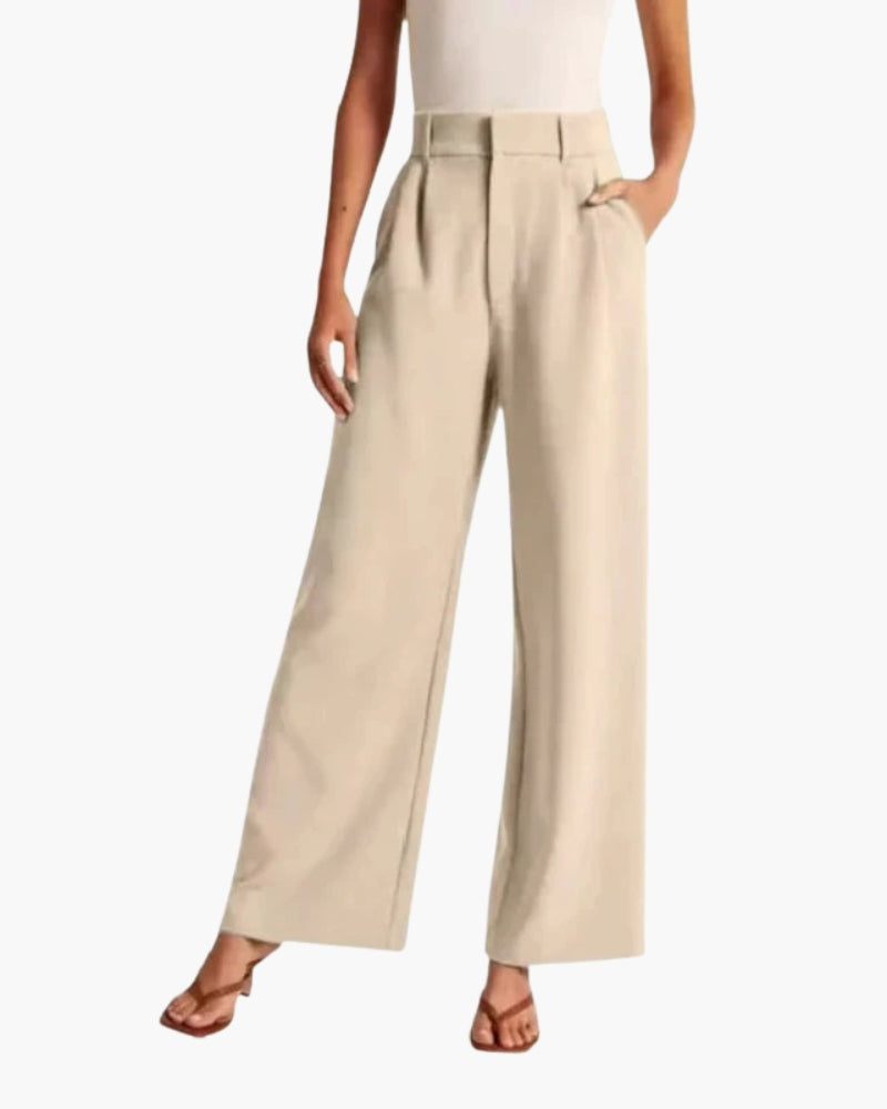 Serena Classic Wide-Leg Trousers