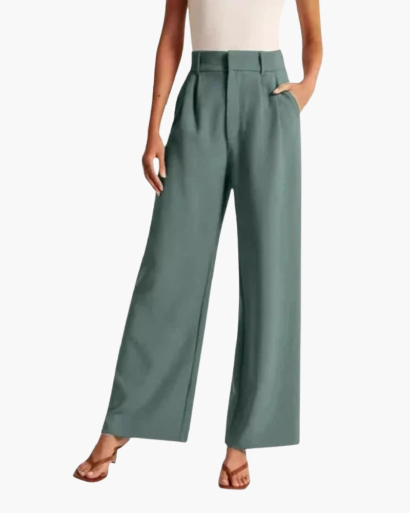 Serena Classic Wide-Leg Trousers