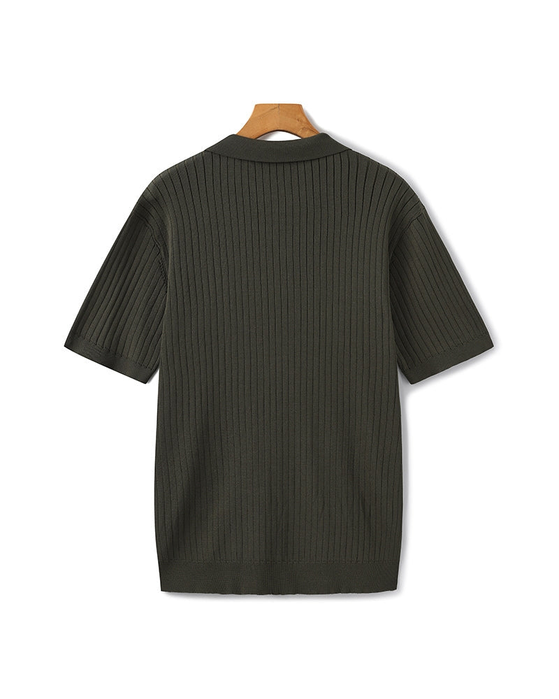 Elegant Textured Polo
