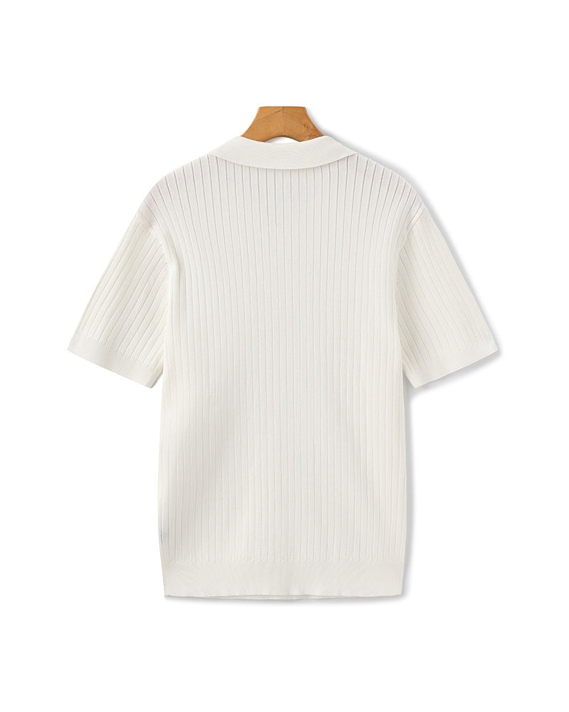 Elegant Textured Polo
