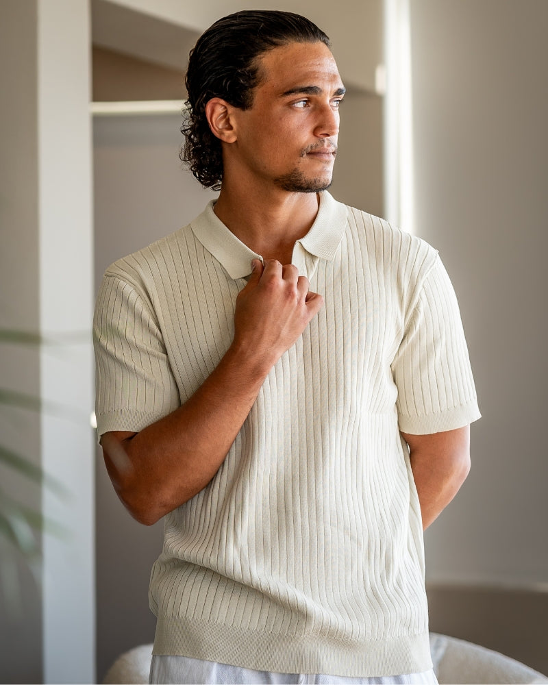Elegant Textured Polo