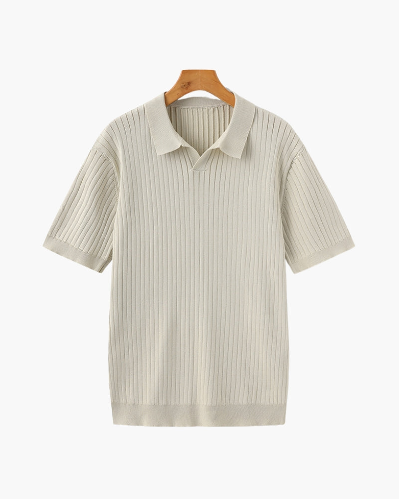 Elegant Textured Polo