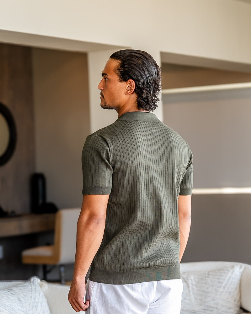 Elegant Textured Polo