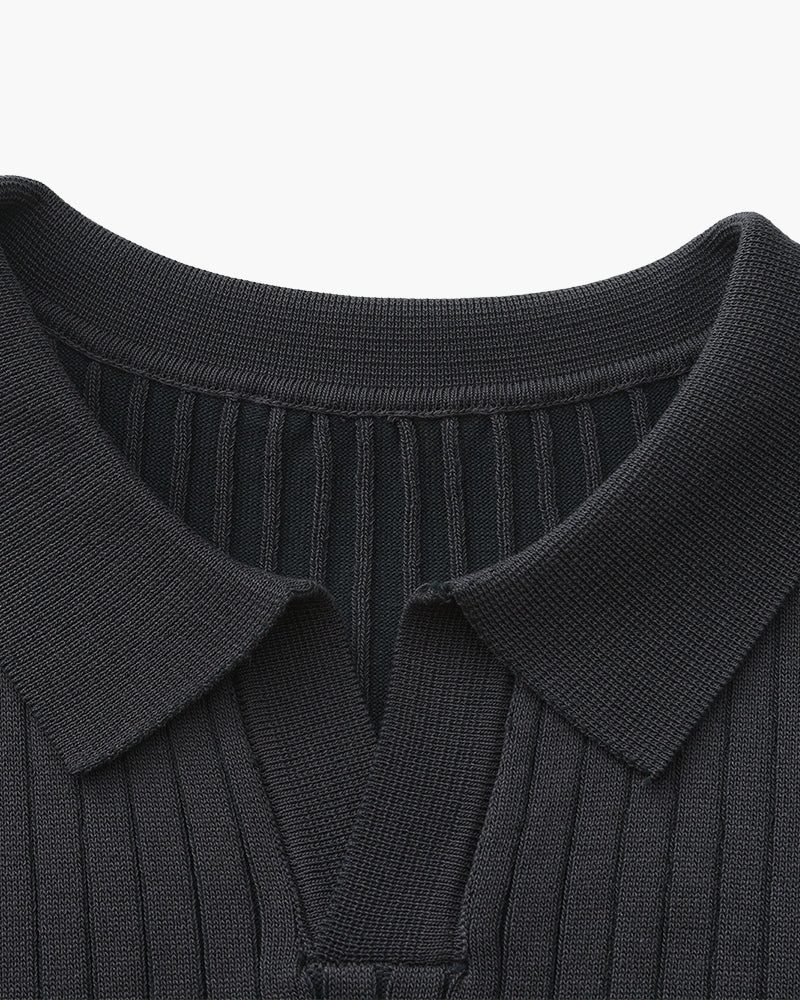 Elegant Textured Polo