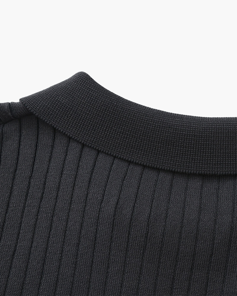 Elegant Textured Polo