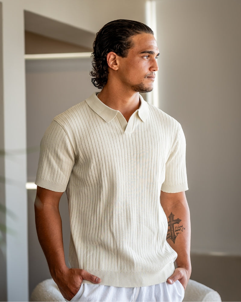 Elegant Textured Polo
