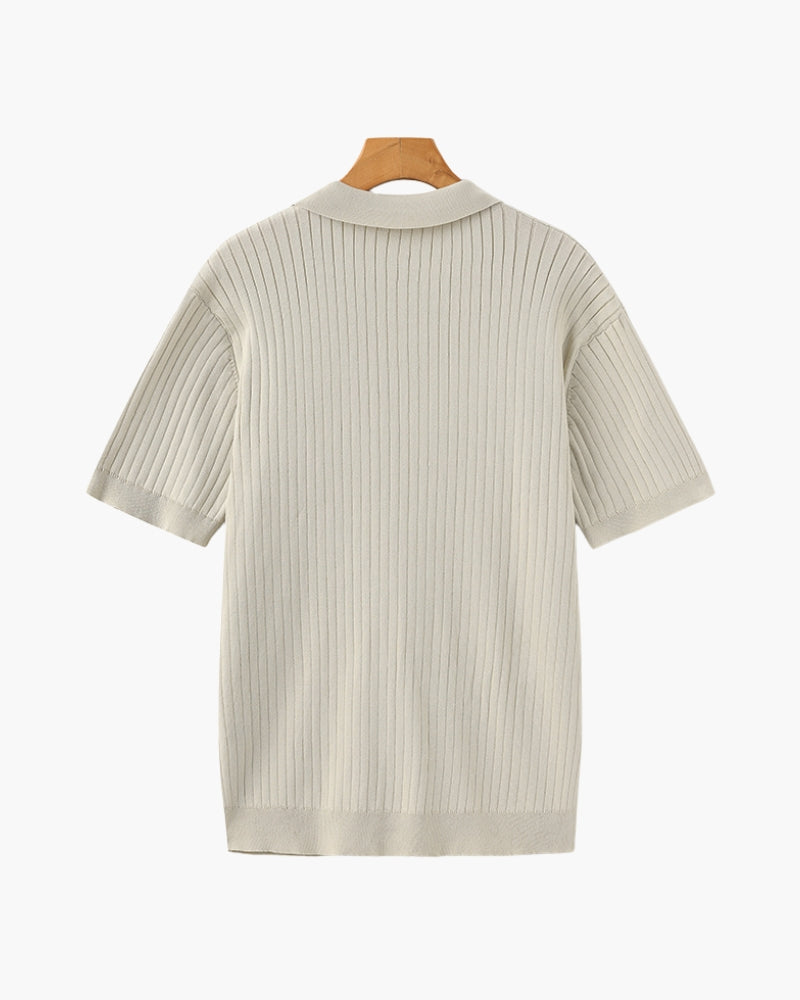 Elegant Textured Polo