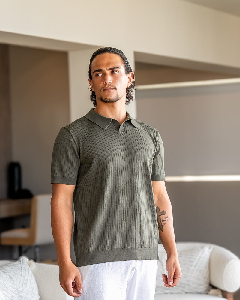 Elegant Textured Polo