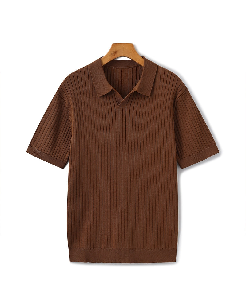 Elegant Textured Polo