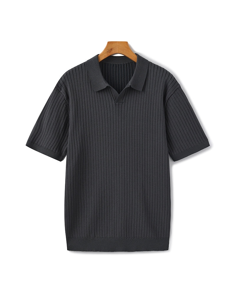 Elegant Textured Polo