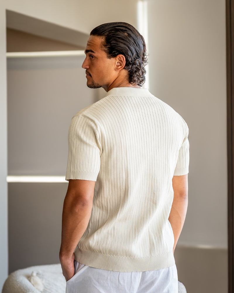 Elegant Textured Polo