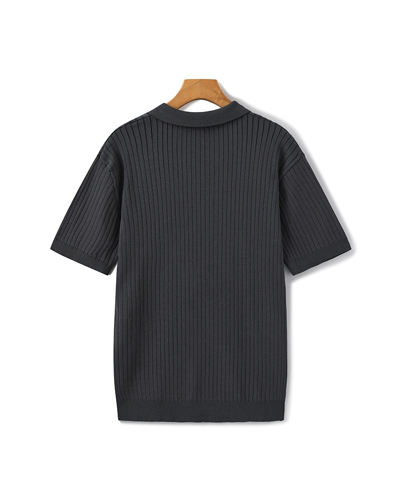 Elegant Textured Polo