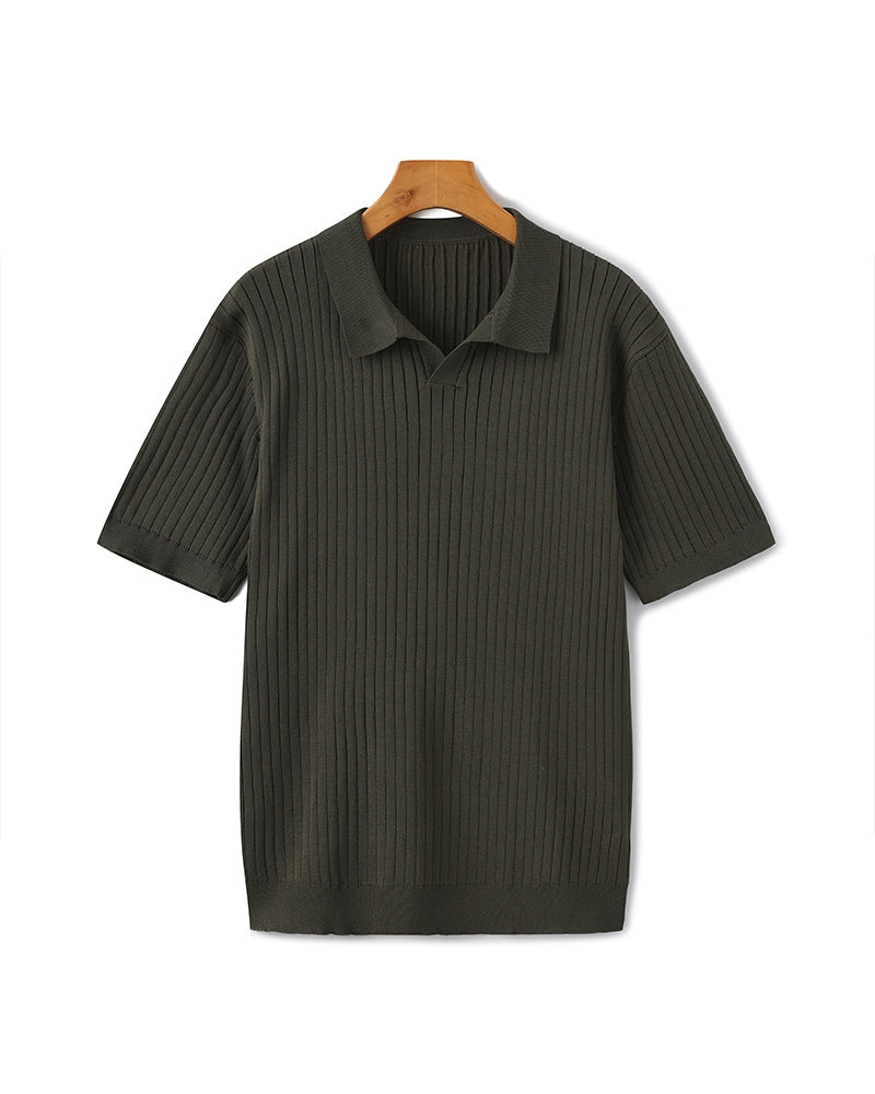 Elegant Textured Polo