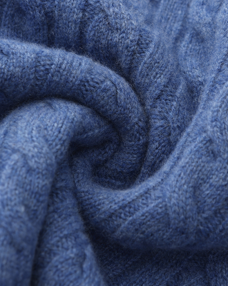100% Cashmere Knit Half-Zip Sweater
