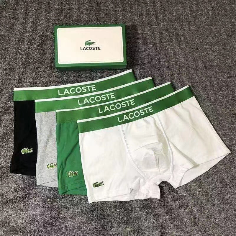 Ꮮаcostе - Set van 4 boxershorts - Koop er 2 en krijg er 4!